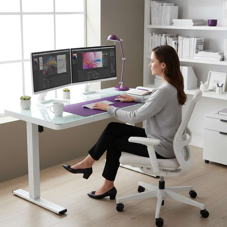 Spacetronik elektrischer Schreibtisch SPE-B128BG Astrid - zdjęcie 2