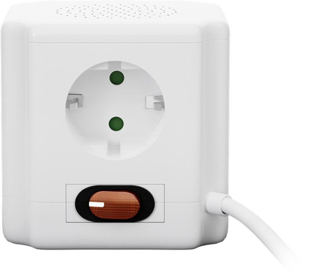 Listwa zasilająca CUBE kostka 4xAC 230V + 2xUSB 1,05A Goobay