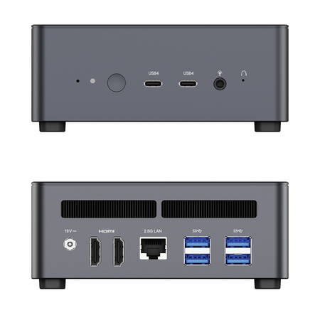 Minisforum UM790 PRO Hochgeschwindigkeits-Mini-PC, AMD Ryzen 9 7940HS, AMD Radeon 780M, 32GB RAM DDR5, 2 x M.2 SSD 1 TB, Windows 11 Pro, 8K