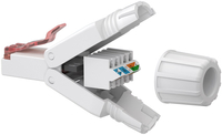Wtyk sieciowy RJ45 beznarzędziowy skręcany CAT 6 UTP nieekranowany Goobay