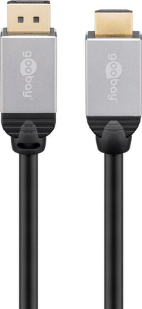 Display Port DP - HDMI Kabel Goobay Plus 1m - zdjęcie 2