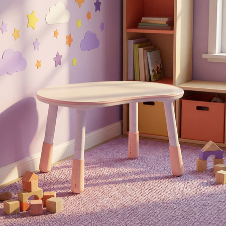 Zestaw mebli dziecięcych Spacetronik – stolik, sofa i foteliki różowy 