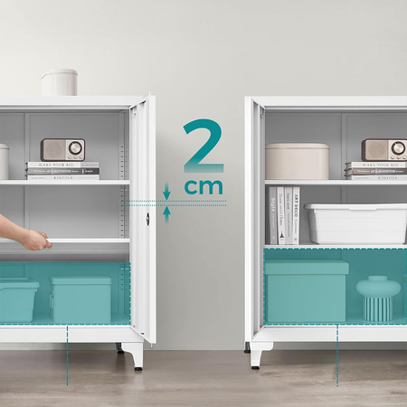 Szafka metalowa z zamkiem Spacetronik SPC-160W