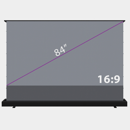 Floor Rising Motorized Screen 84" 16:9
