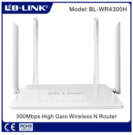 LB-Link BL-WR4300H High Gain Wireless N Router MIMO 4x5dbi, 300Mbps