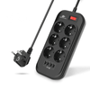 Listwa zasilająca Spacetronik SR-204 6x AC z ładowarką 4x USB 3.4A Auto-id