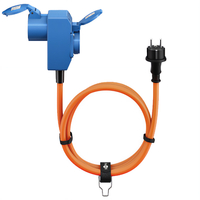 Adapter kabel Schuko na CEE 16A i Schuko 90st 1,5m