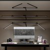Duża Lampa Biurkowa LED CRI 95 Bezcieniowa Spacetronik Glow D3 z Regulacją Czarna 35W