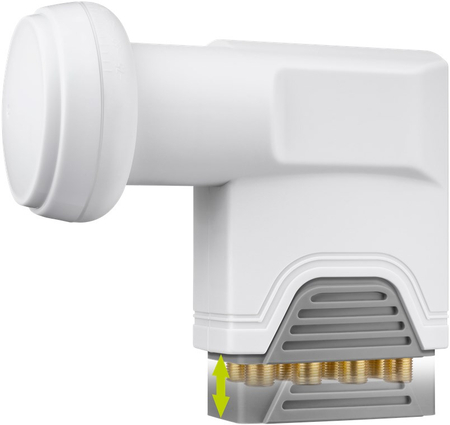 LNB Octo Konwerter satelitarny Goobay 0,1dB (do ośmiu odbiorników)