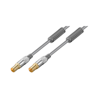 IEC TV-Anschluss vergoldet HQ Goobay HomeTheater 10m