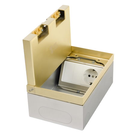 Gniazdo podłogowe puszka Spacetronik SPS-W22G_S3