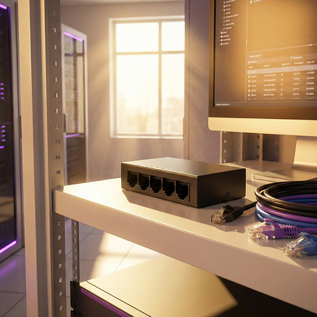 SWITCH 5-portowy SP-SG105 Gigabit - zdjęcie 2