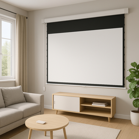 Elektr. ekran projekcyjny napinany ALR 92" 16:9 - zdjęcie 2