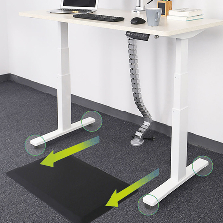Kółka do biurka elektrycznego Spacetronik SPE-A01 (komplet 4 szt.)