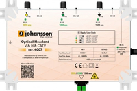 Optischer Sender Johansson 4007 / 2x RF + CATV