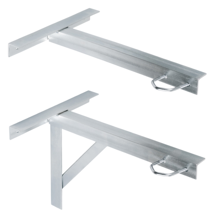 Mast-Wandhalterung 45cm mit 2er-Satz Stützen. - zdjęcie 2