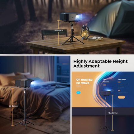 Uniwersalny Statyw Stojak Stand do Projektora 80-177cm VESA i Śruba 1/4"  Yaber YH-170