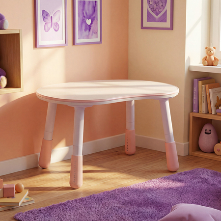 Zestaw mebli dziecięcych Spacetronik – stolik SPEX201 i sofa SPC-XD-24 różowy