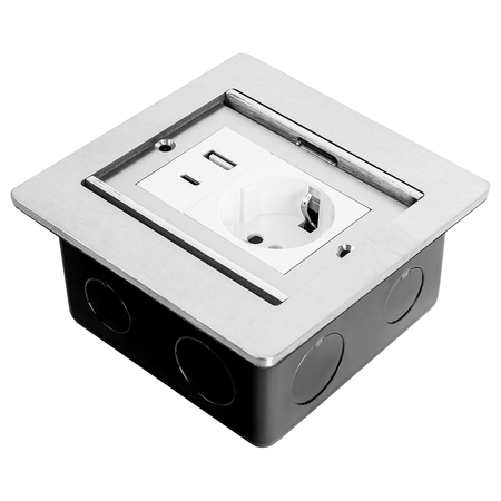 Gniazdo podłogowe otwierane Spacetronik SPS-W13S_V1