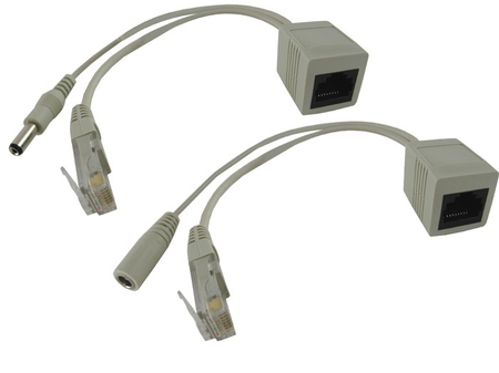PoE-Stromadapter (Satz mit 2 Stück).)