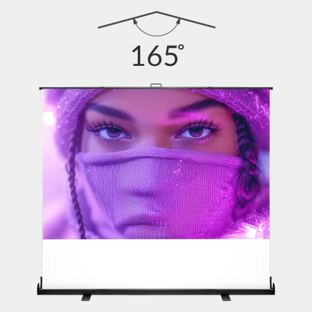 Rozwijany Ekran do Projektora Podłogowy SST Premium 100 cali 4k 16:9 OUTLET