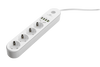 Listwa zasilająca Spacetronik SR-203 4x AC z ładowarką 4x USB 3.4A Auto-id