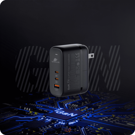 Super szybka ładowarka 65 W GaN 3 w 1 Spacetronik SR101