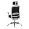 Fotel ergonomiczny biurowy 5D z podnóżkiem Spacetronik Albert Czarny