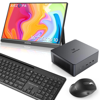 Minisforum UM790 PRO - PC z ekranem, myszką, klawiaturą, AMD Ryzen 9