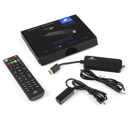 Dekoder DVB-T2 mały H.265 U3 Mini Telewizja Naziemna