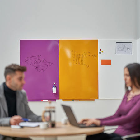 Lackierte magnetische Schreibtafel 55x75