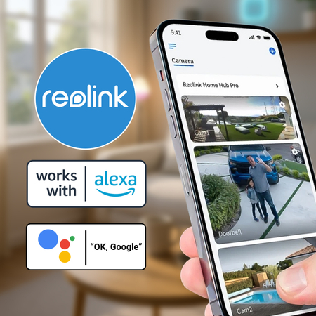 Wideodomofon Smart 2K 4MP Reolink Battery WiFi czarny