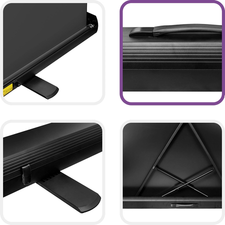 Ekran Projekcyjny Podłogowy Rozwijany 100" 4k 16:9 Outlet A+