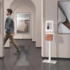Stand stojak do tabletu OUTLET z blokadą na klucz Spacetronik SPP-134W