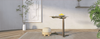 Buddy verstellbarer Trolley-Tisch schwarz, Holz