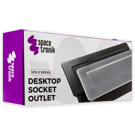 Spacetronik SPS-D33B Arbeitsplatten-Steckdosenöffnung