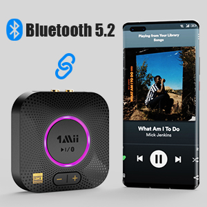 B06S Plus Bluetooth-Audio-Empfänger 5.2 aptX 30m