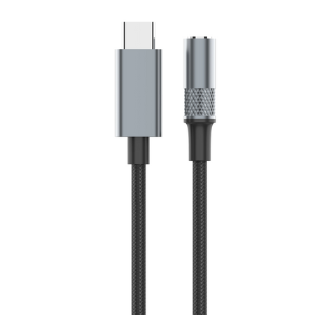 LS-Y80C Adapter przejsciówka USB-C na jack 3.5 mm czarny