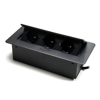 Gniazda blatowe otwierane chowane w blat Spacetronik SPS-D33B OUTLET