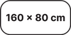 160x80 Zaokrąglony
