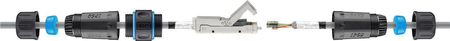 Łącznik kabli sieciowych S/FTP CAT6a IP68 Goobay