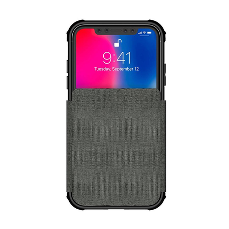 Etui Exec 3 Apple iPhone Xr grau