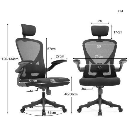 Krzesło biurowe ergonomiczne Spacetronik ARON OUTLET