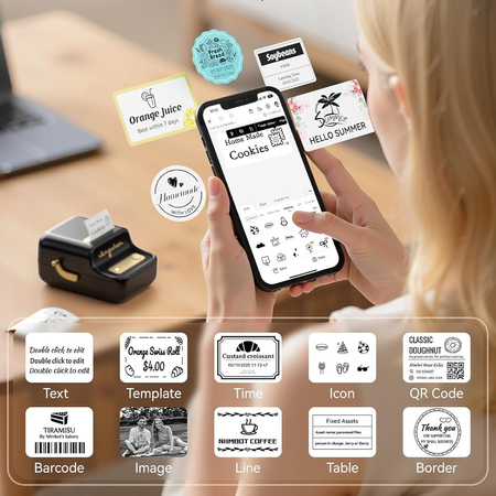 Drukarka etykiet Niimbot B21 PRO czarna