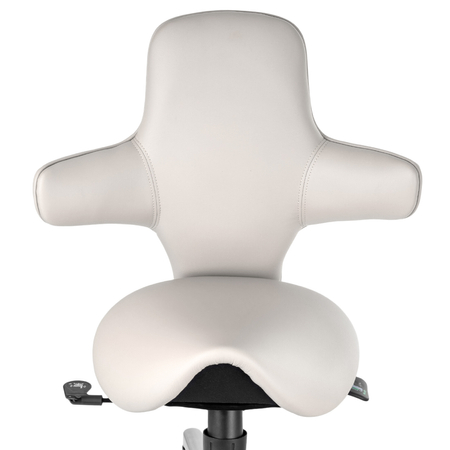 Ergonomiczny hoker regulowany SELLA 4 biały Outlet B-