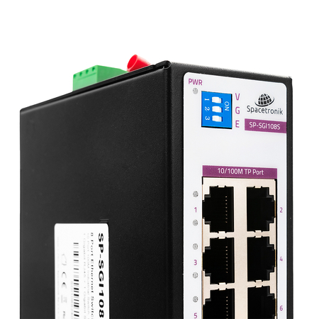 SWITCH 8-Port SP-SGI108S Industrie-SFP - zdjęcie 2