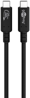 Kabel USB-C USB4 Gen 2x2 20 Gb/s 240W 5A 48V Goobay 2m