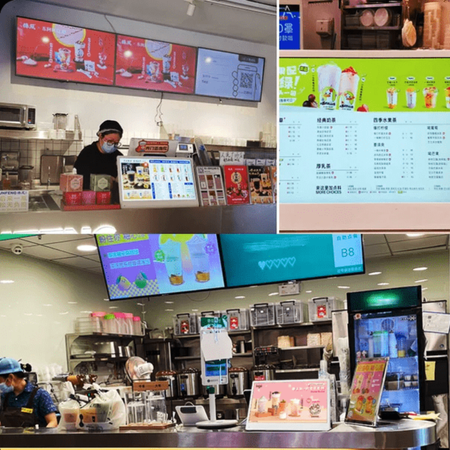 Cyfrowe menu Sylvox 23,8" 700 nitów – nowoczesny ekran do restauracji