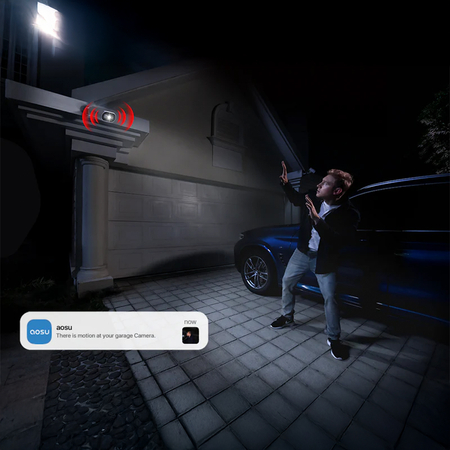 Zestaw 2 kamer solarnych + stacja 32GB Aosu P1 SE SL-C8E-2H