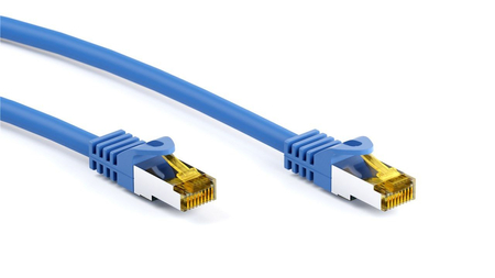 Kabel LAN Patchcord CAT 7 S/FTP NIEBIESKI 20m - zdjęcie 2